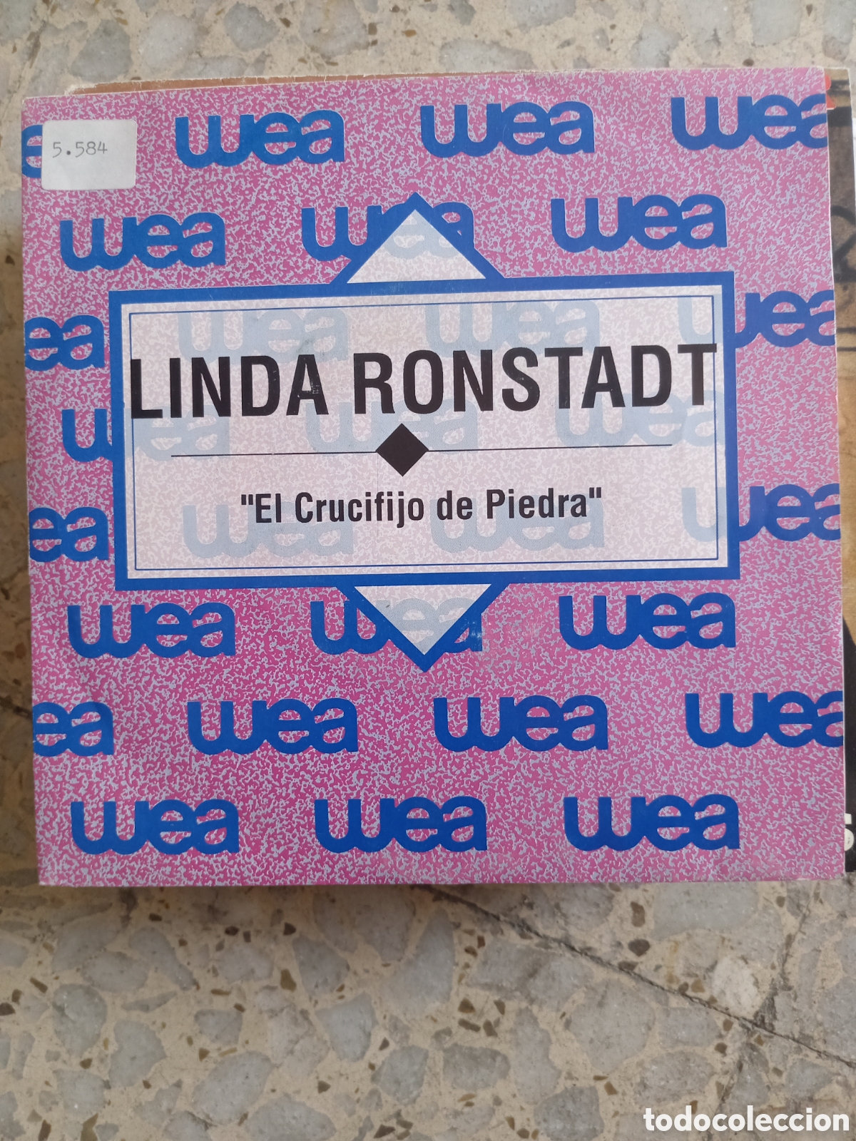 Disques de vinyle: SGL LINDA RONSTADT EL CRUCIFIJO DE PIEDRA 1992 PROMO