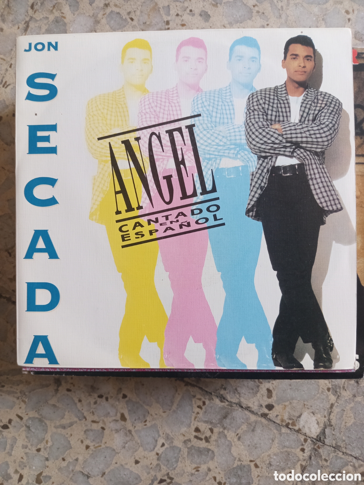 Discos de vinilo: SGL JON SECADA ANGEL 1992 PROMO - Foto 1