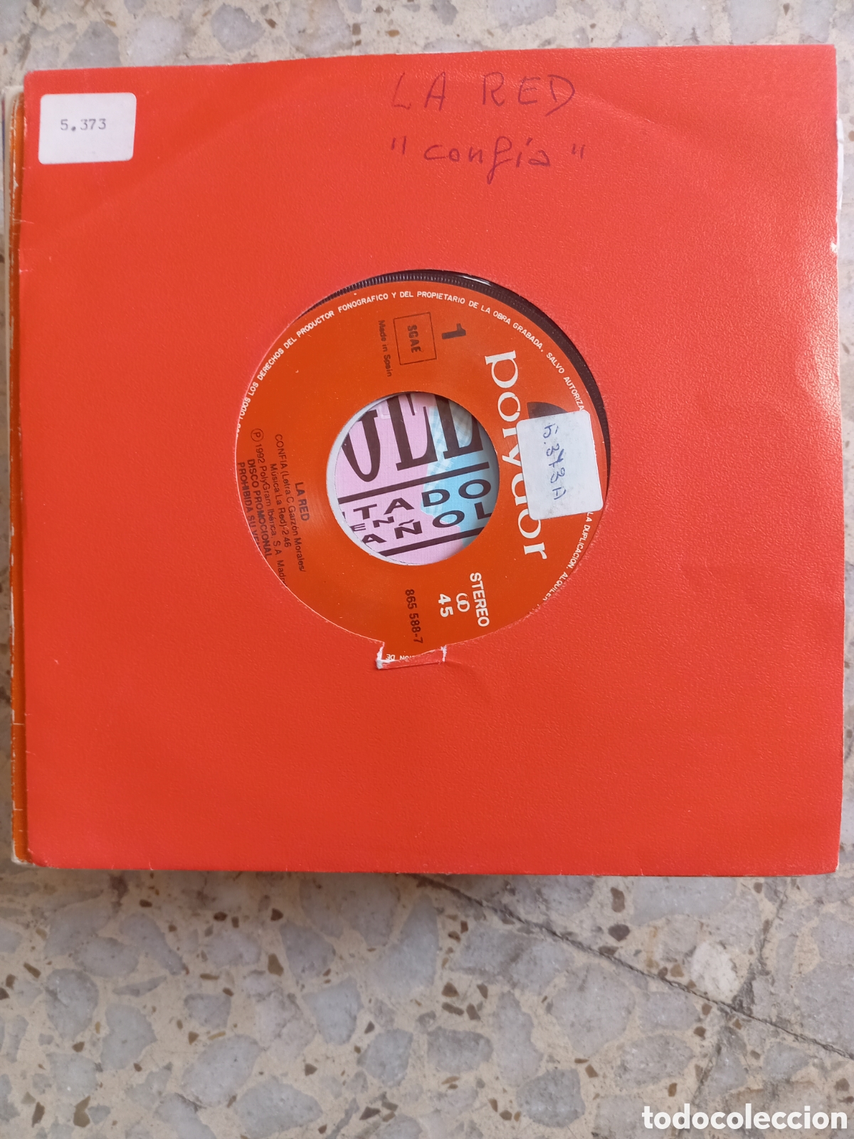 Discos de vinilo: SGL LA RED CONFIA 1992 PROMO - Foto 1