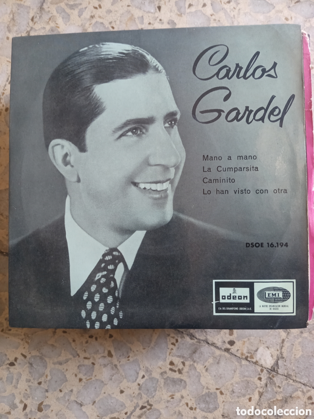 Discos de vinilo: EP CARLOS GARDEL MANO A MANO CAMINITO 1958