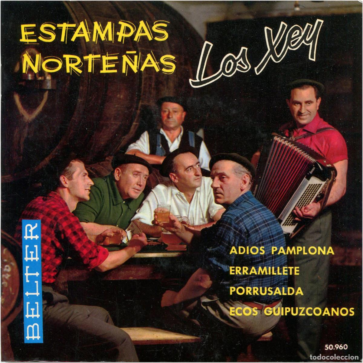 Discos de vinilo: Los Xey - Estampas Norte&ntilde;as - EP Spain 1961 (Re) - Belter 50.960 - VG+/VG+