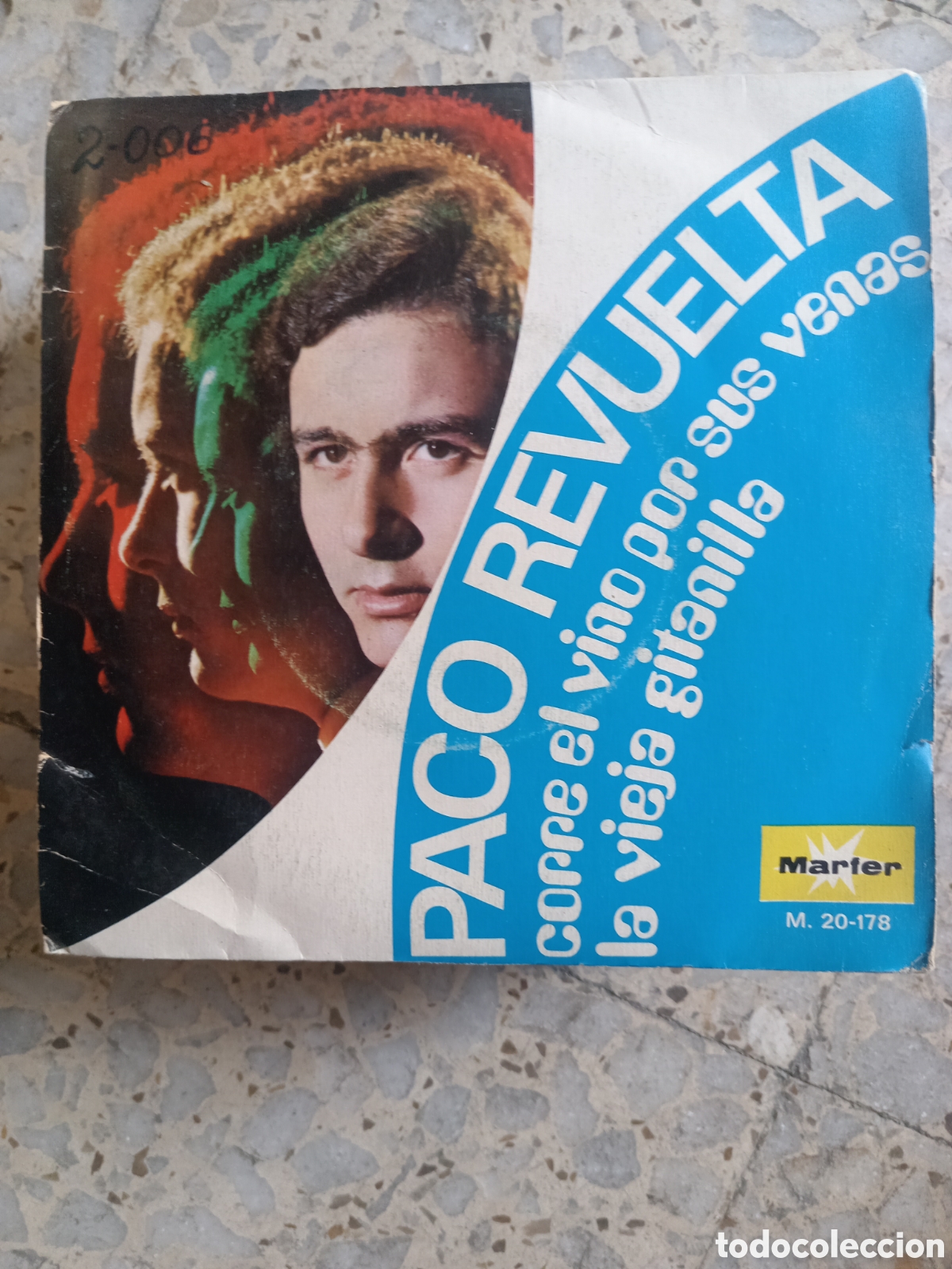 Discos de vinilo: SGL PACO REVUELTA CORRE EL VINO POR SUS VENAS 1971 PROMO CON HOJA PROMO