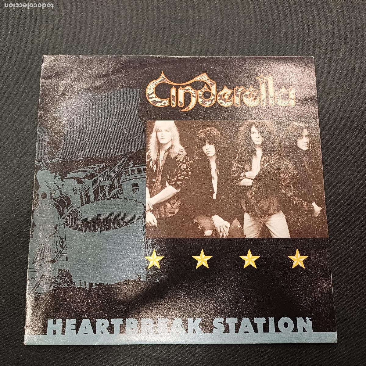 Discos de vinilo: CINDERELLA/HEARTBREAK STATION/SINGLE METAL.