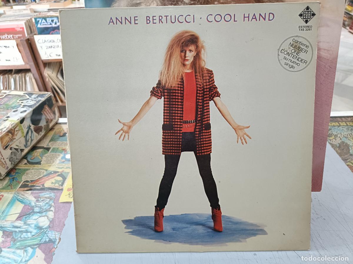 Discos de vinilo: Anne Bertucci - Cool Hand - LP. sello Telefunken 1983