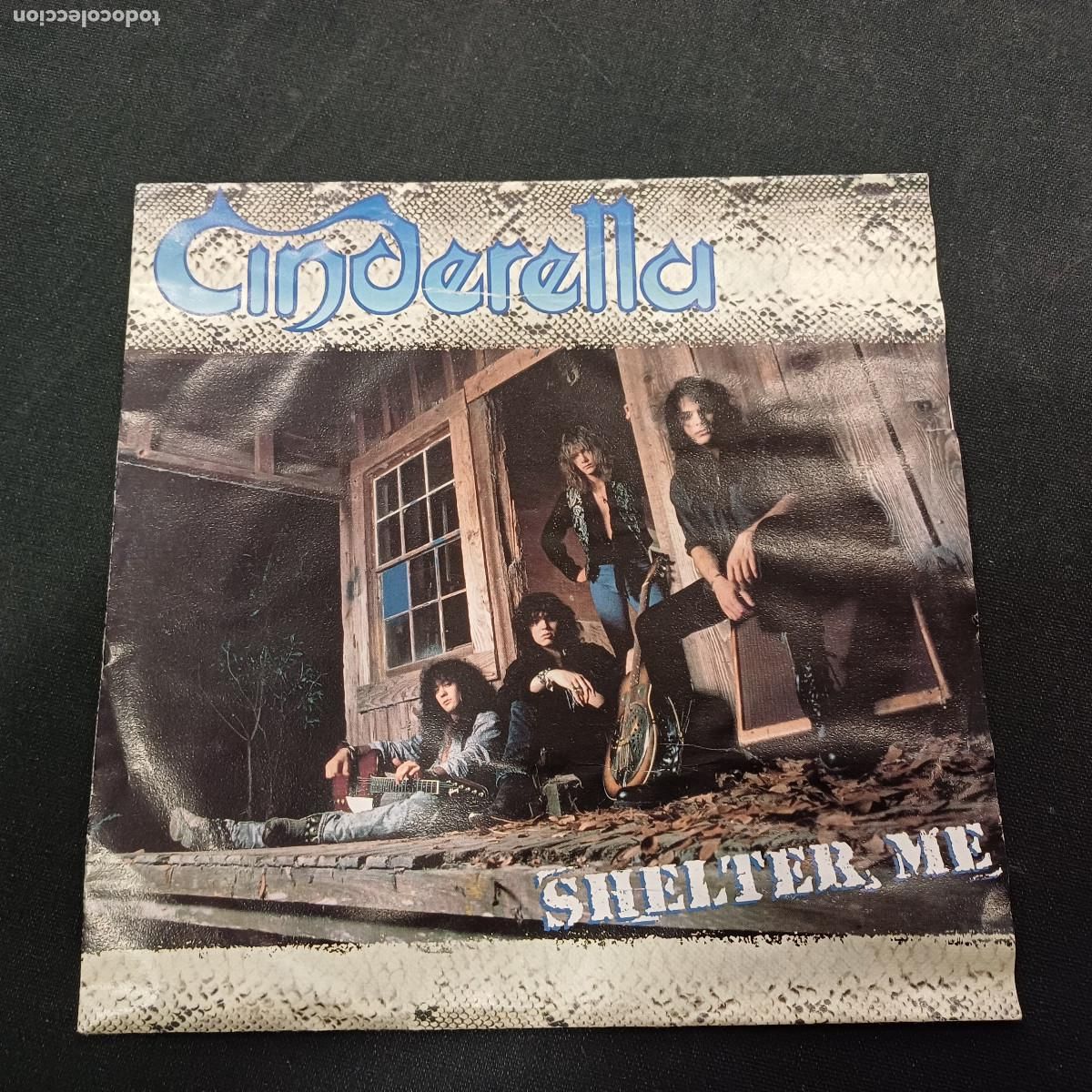Discos de vinil: CINDERELLA/SHELTER ME/SINGLE METAL.