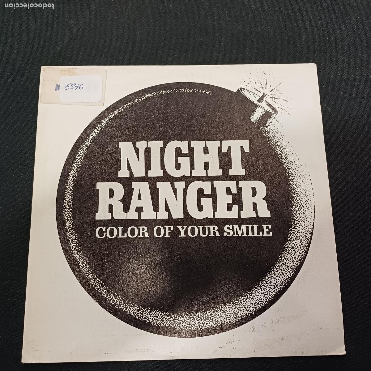 Discos de vinilo: NIGHT RANGER/COLOR OF YOUR SMILE/SINGLE METAL PROMOCIONAL.