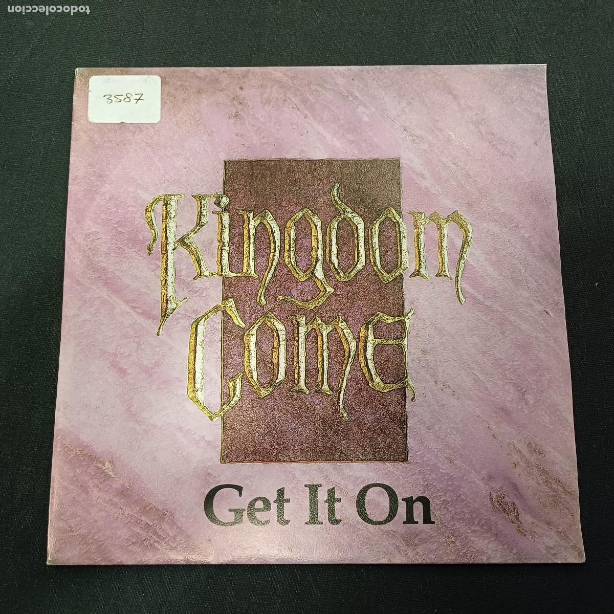 Discos de vinilo: KINGDOM COME/GET IT ON/SINGLE METAL. - Foto 1