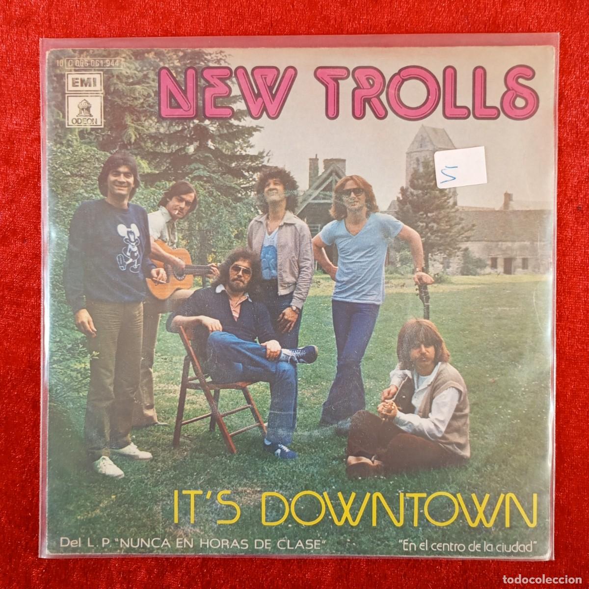 Discos de vinilo: NEW TROLLS - IT'S DOWNTOWN - L.P. VINILO - EMI-ODE&Oacute;N - 1978 - C 006-061944 / 3050