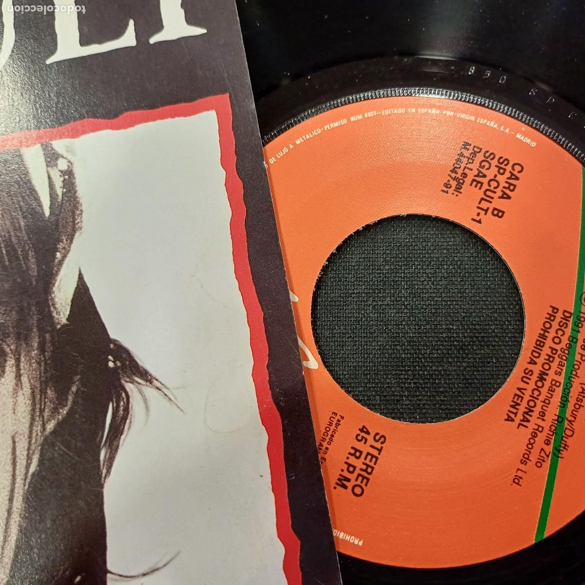 Discos de vinilo: THE CULT/CEREMONY/SINGLE PROMOCIONAL. - Foto 2