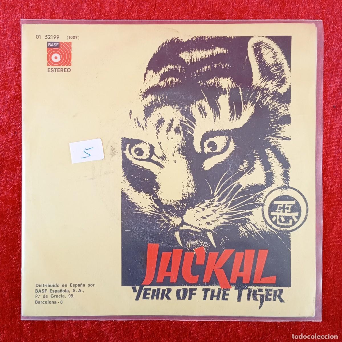 Discos de vinilo: JACKAL - YEAR OF THE TIGER - L.P. VINILO - ESTEREO - BASF - 01 52199 (1009) / 3051