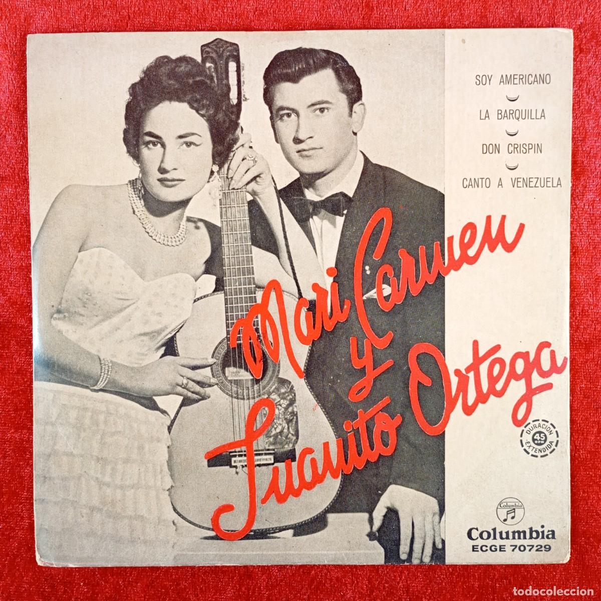 Discos de vinilo: MARI CARMEN Y JUANITO ORTEGA - L.P. VINILO - COLUMBIA FLEXIBLE - ECGE 70729 / 3054
