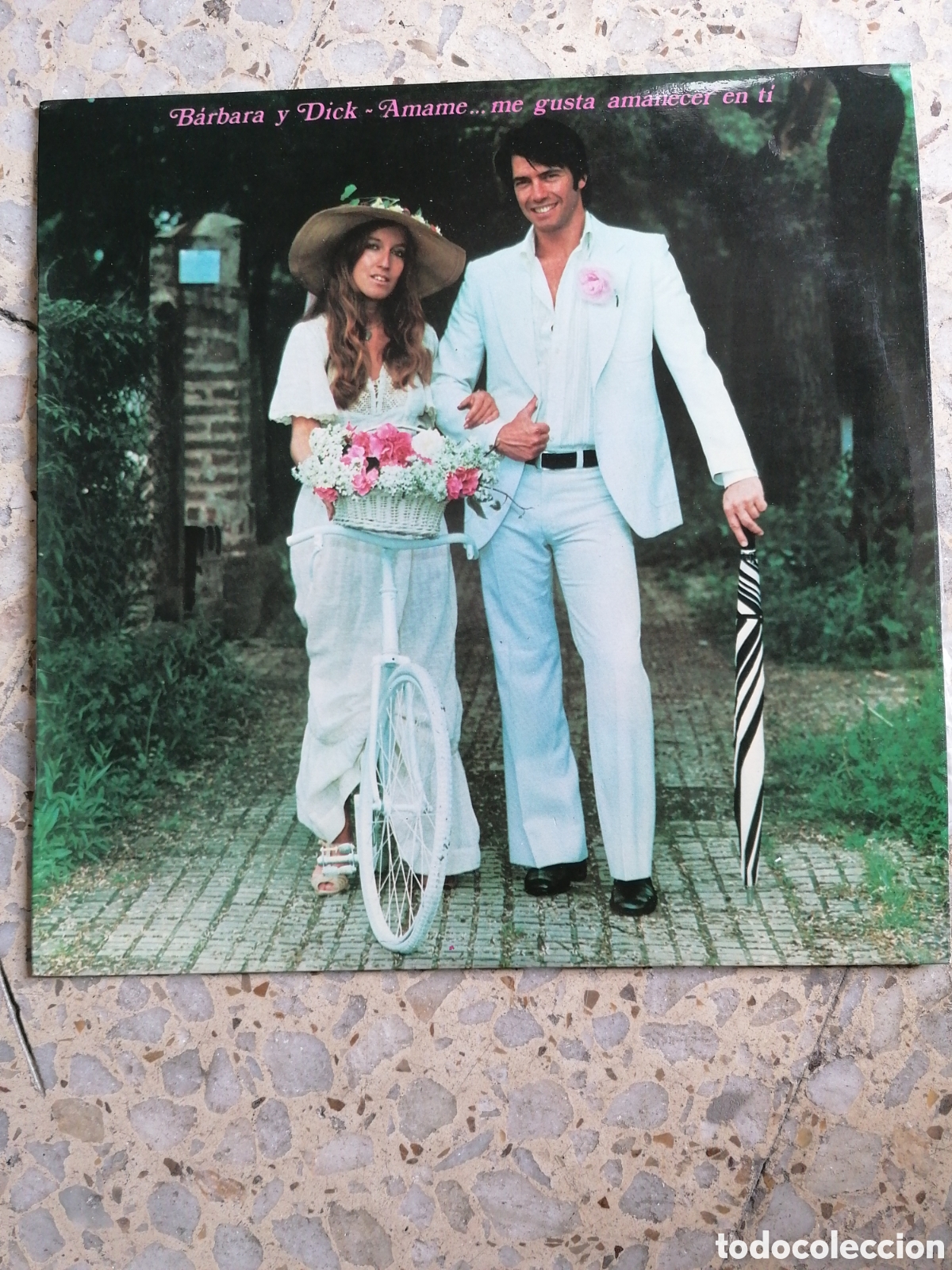 Discos de vinilo: LP BARBARA Y DICK AMAME.....ME GUSTA AMANECER 1978 ESPA&Ntilde;OL