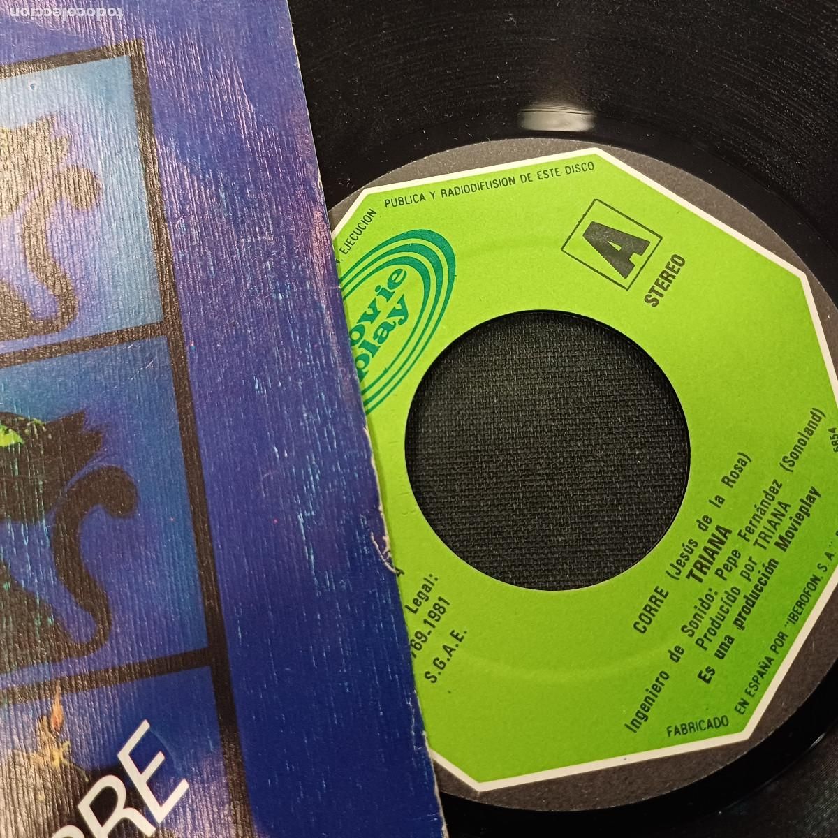 Discos de vinilo: TRIANA/CORRE/SINGLE. - Foto 2