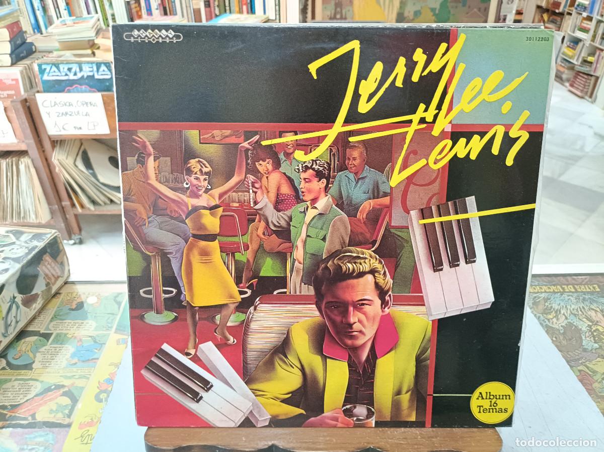 Discos de vinilo: Jerry Lee Lewis - Album 16 Temas - LP. sello Zafiro 1988
