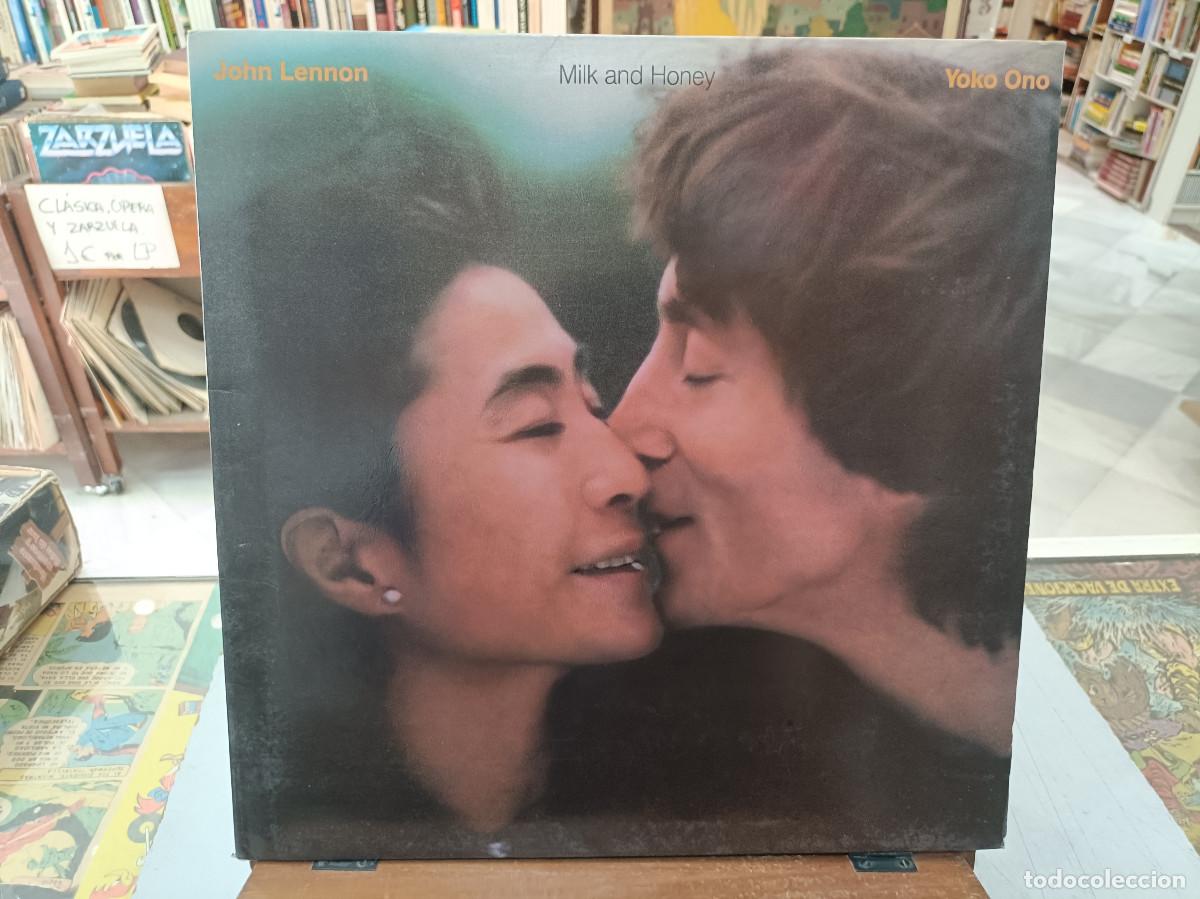 Discos de vinilo: John Lennon & Yoko Ono - Milk and Honey - LP. sello Polydor 1984