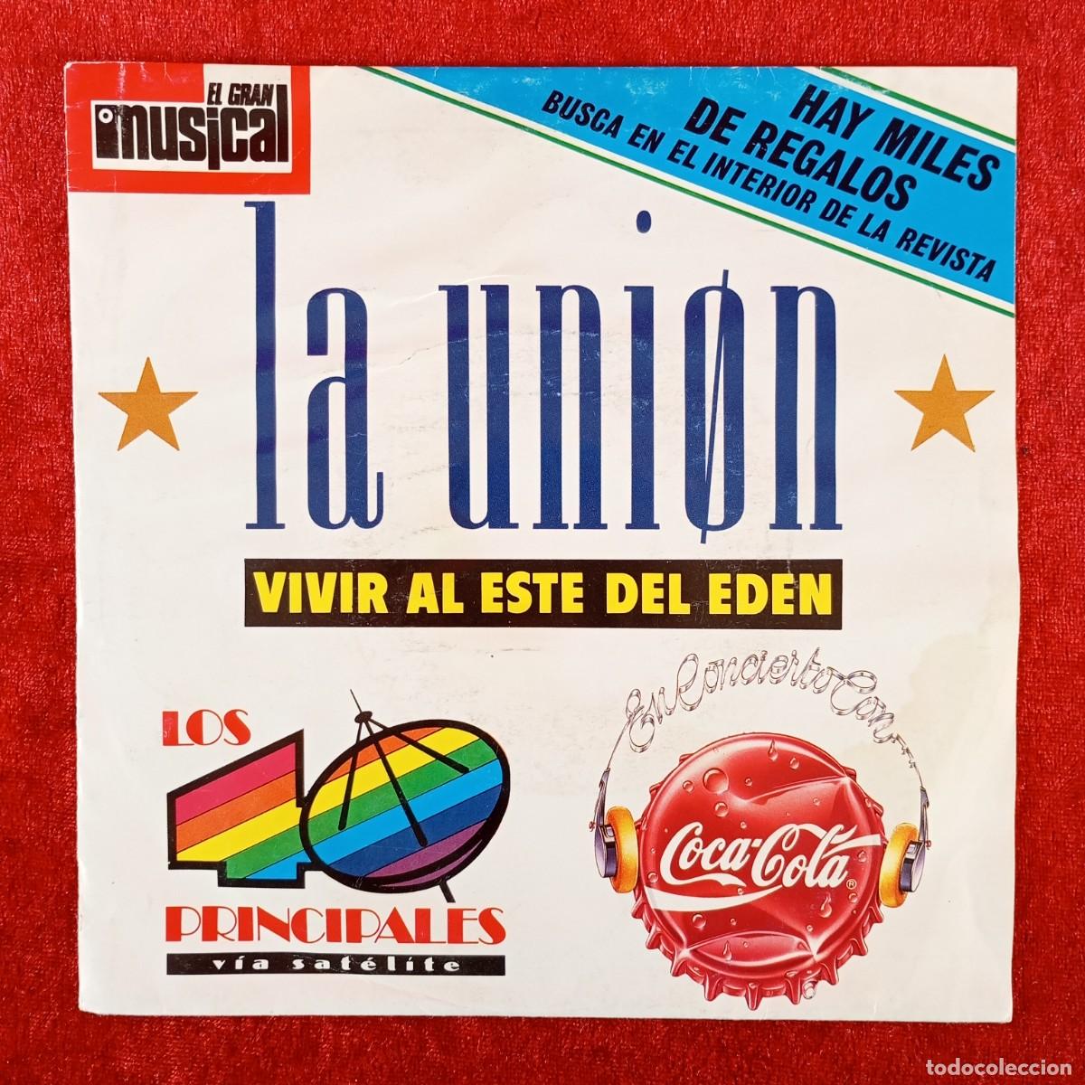 Discos de vinilo: LA UNION - VIVIR AL ESTE DEL EDEN - LOS 40 PRINCIPALES - L.P. VINILO - WEA RECORDS - SER&middot;01 / 3060