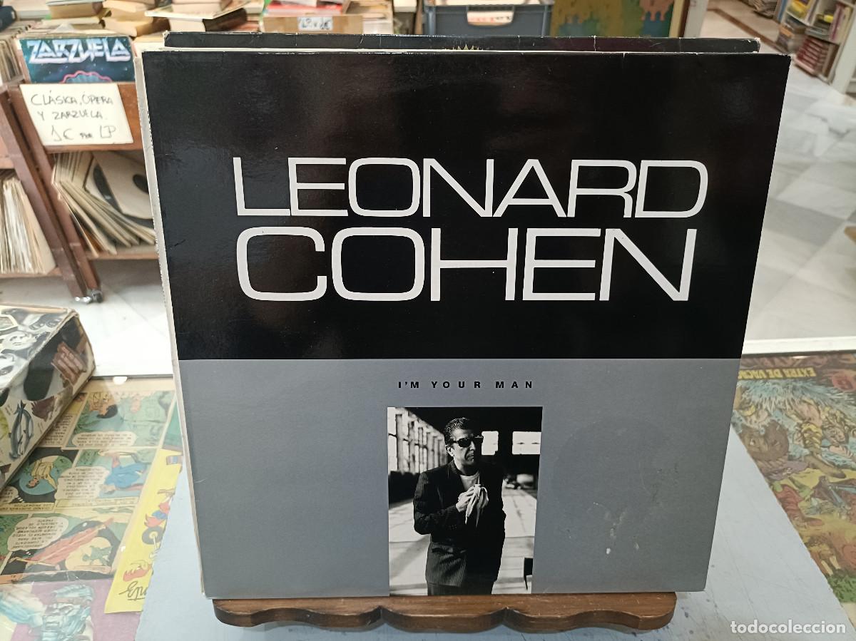Discos de vinilo: Leonard Cohen - I&acute;m Your Man - LP. sello CBS / Sony 1988
