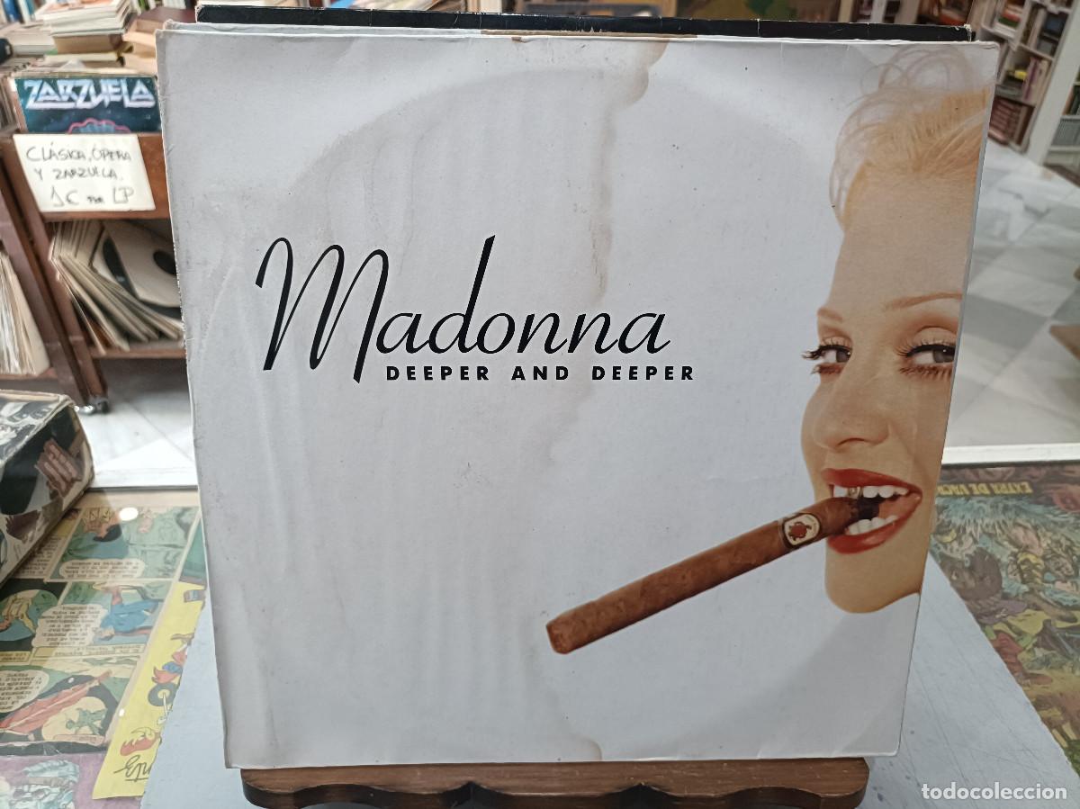 Discos de vinilo: Madonna - Deeper And Deeper - Maxi Single Maverick 1992 - Foto 1