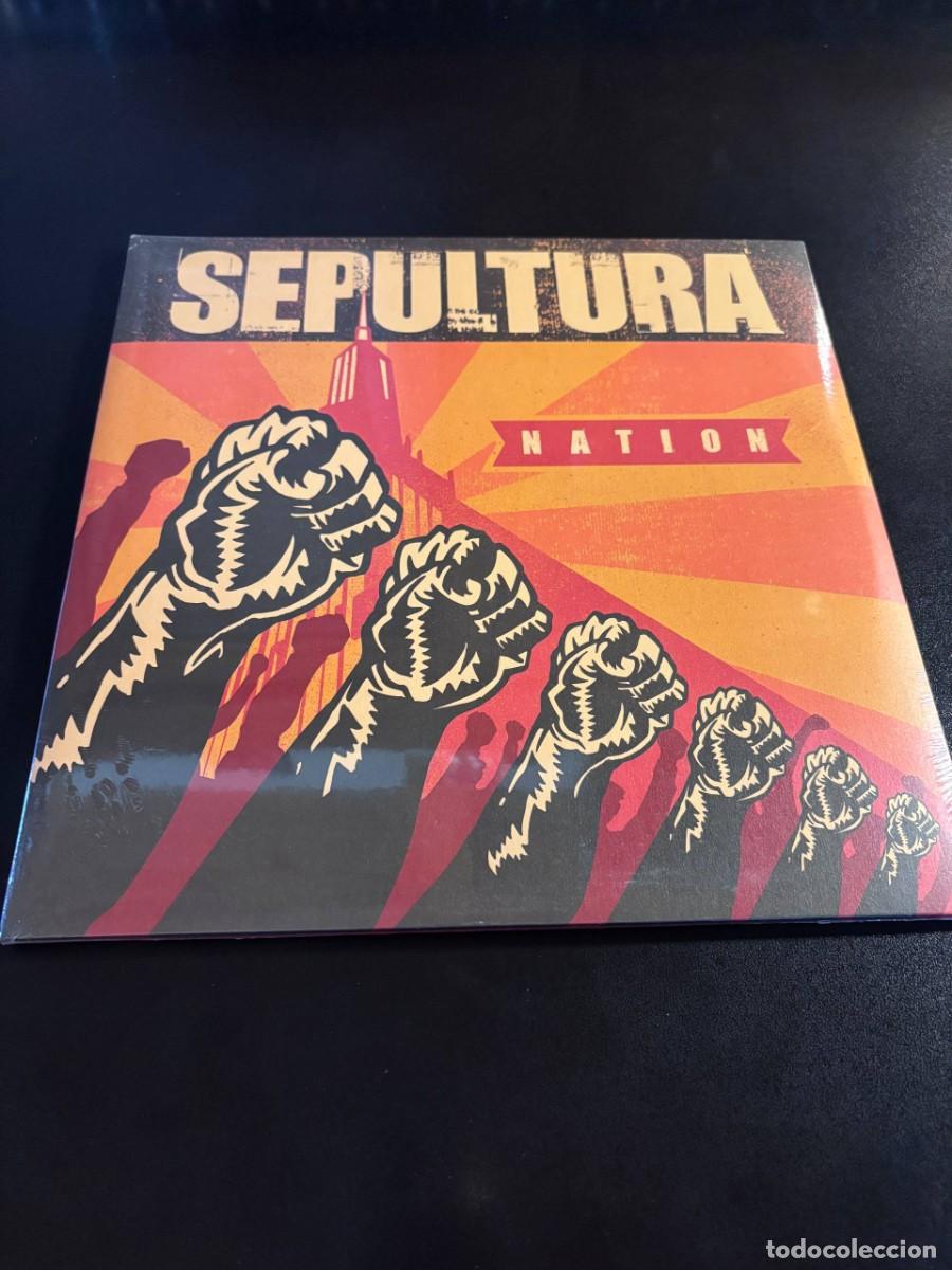 Discos de vinilo: Sepultura &lrm;Nation Doble disco de vinilo LP trash metal