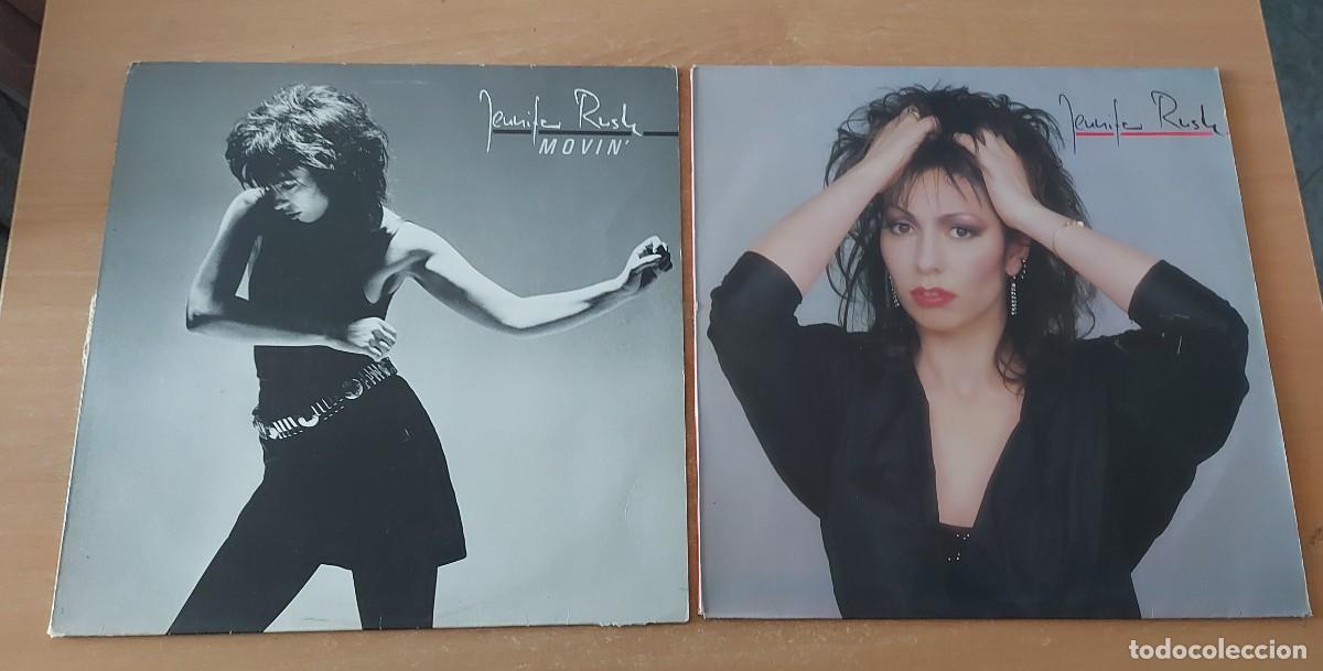 Discos de vinilo: 2 LP JENNIFER RUSH SAME 1985 ESPA&Ntilde;A + MOVIN GERMANY