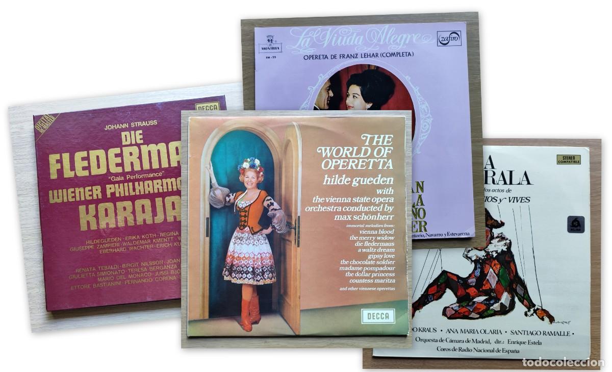 Discos de vinilo: SEIS VINILOS LP PARA CUATRO OBRAS DE OPERETA.