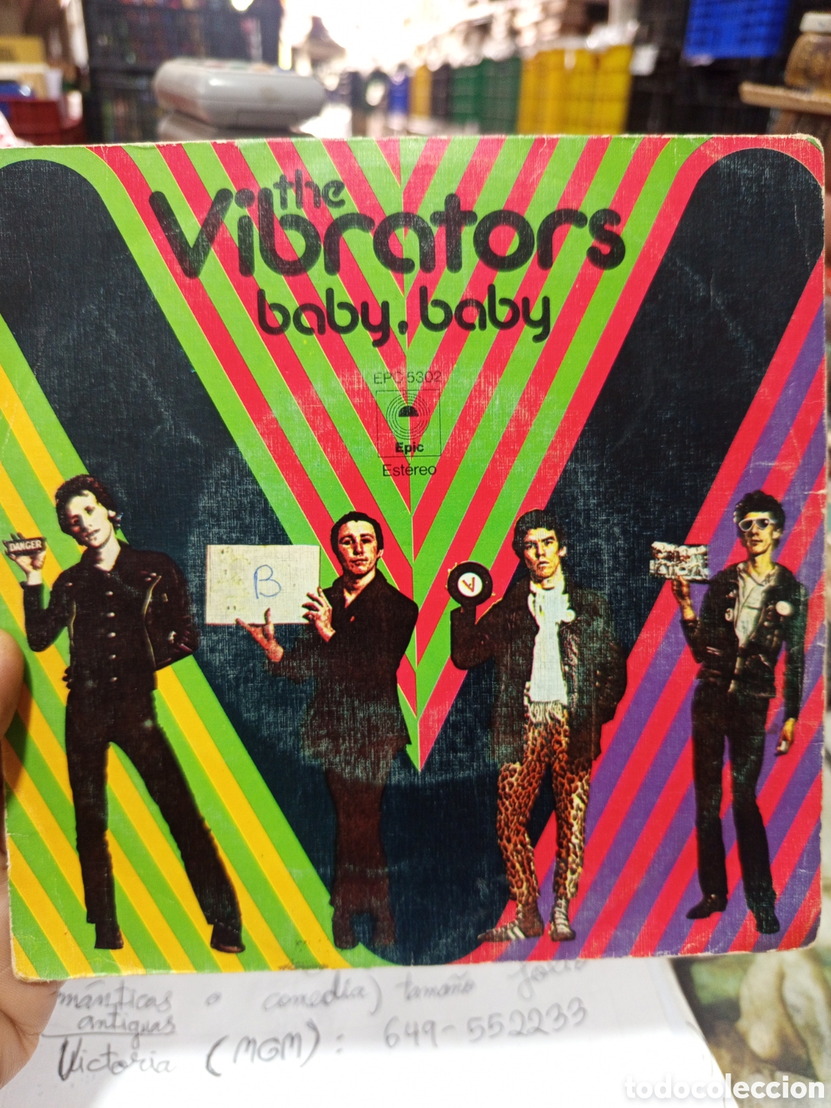 Discos de vinilo: Single de The Vibrators Baby, baby