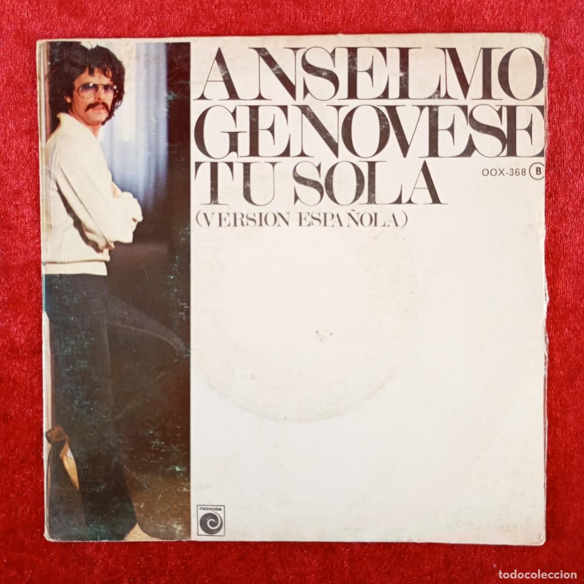 Discos de vinilo: ANSELMO GENOVESE TU SOLA (VERSION ESPA&Ntilde;OLA) - L.P. VINILO - NOVOLA - OOX-368 B / 3080