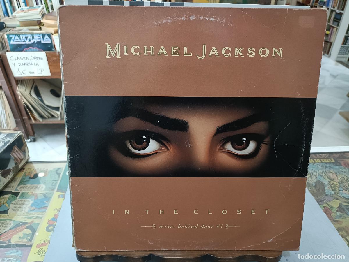 Discos de vinilo: Michael Jackson and Mystery Girl:Duet - In the closet - Maxi Single EPIC 1991