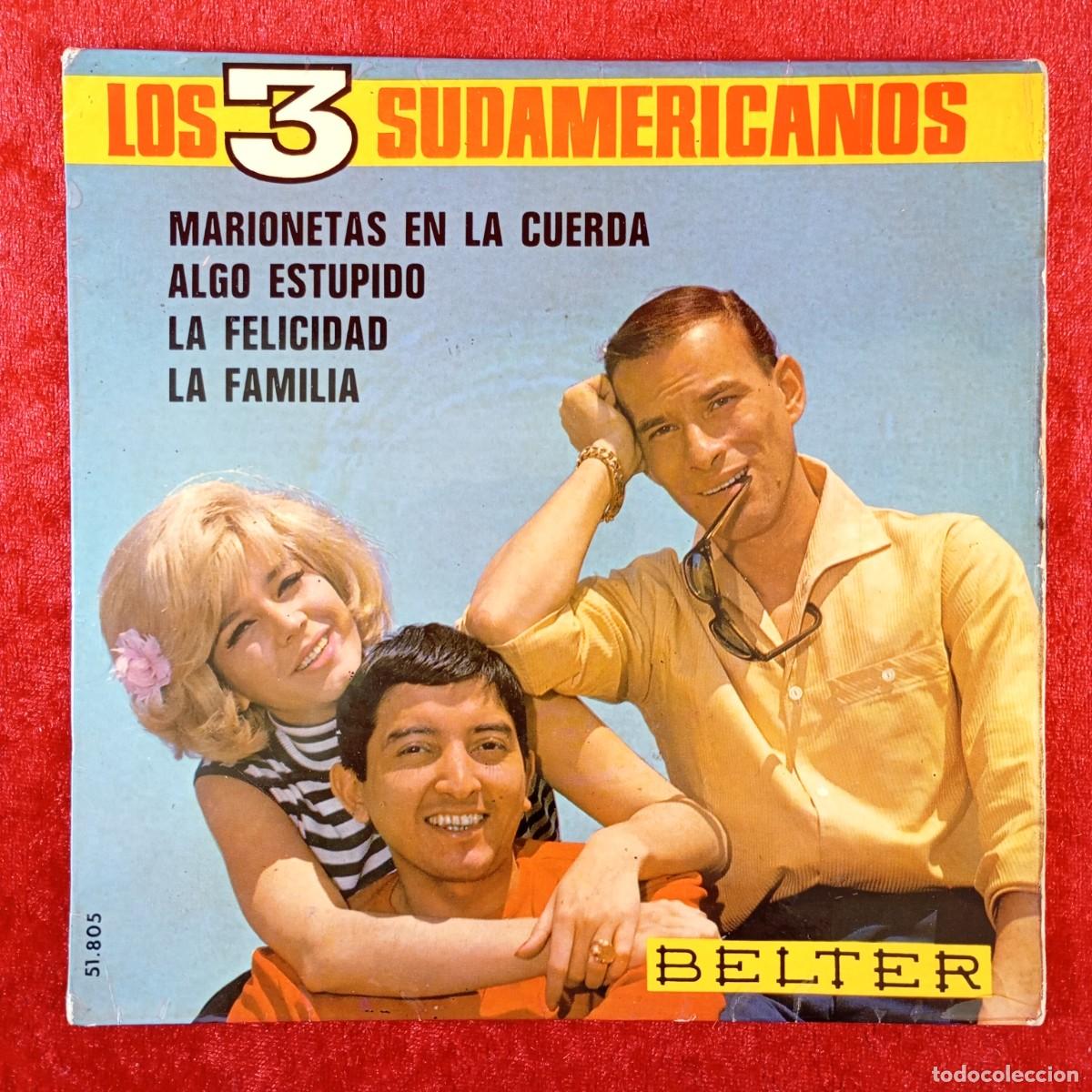 Discos de vinilo: LOS 3 SUDAMERICANOS - EP VINILO - DISCOS BELTER - 51.805 / 3089