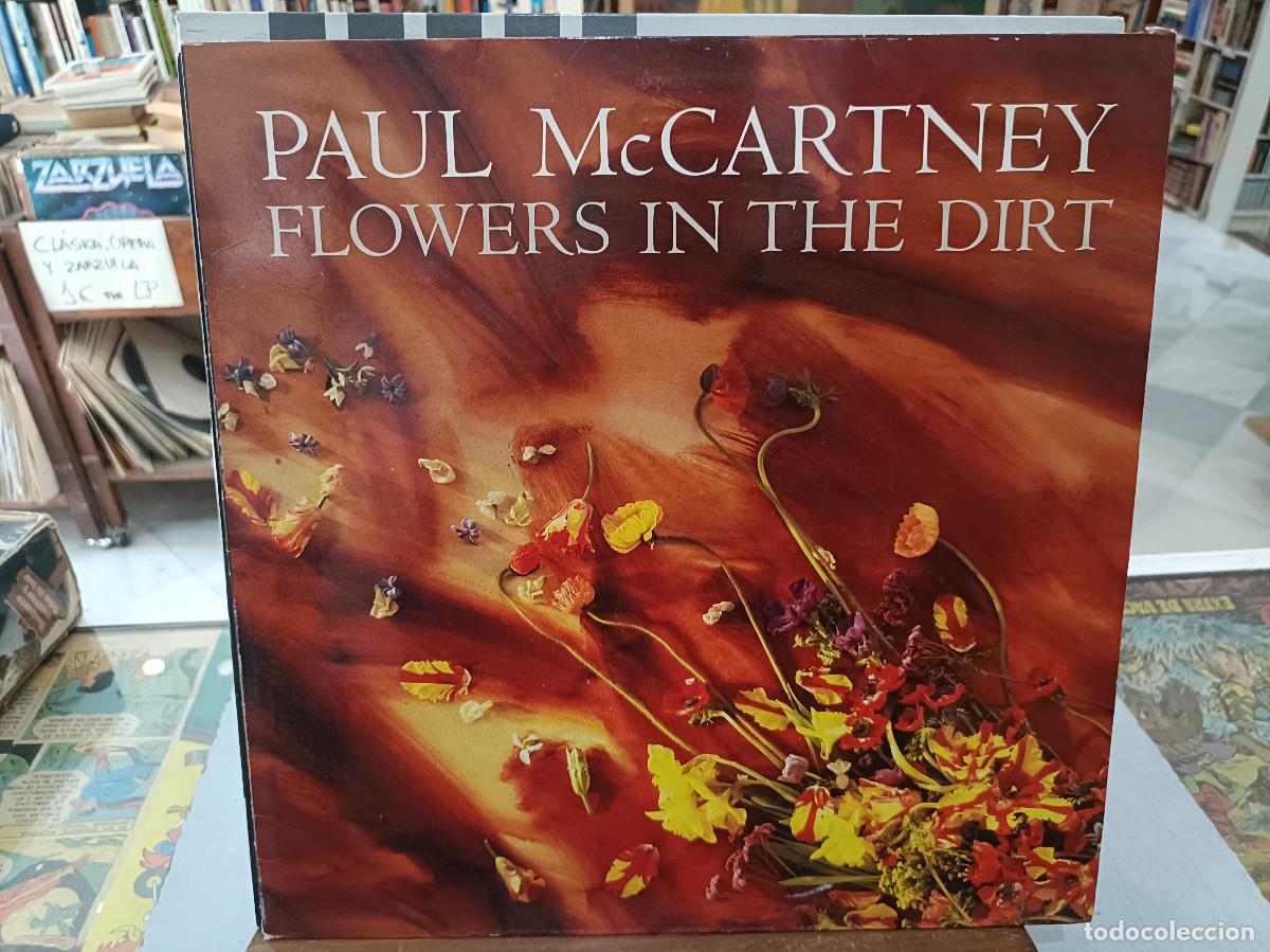 Discos de vinilo: Paul McCartney - Flowers In The Dirt - LP. sello EMI 1989