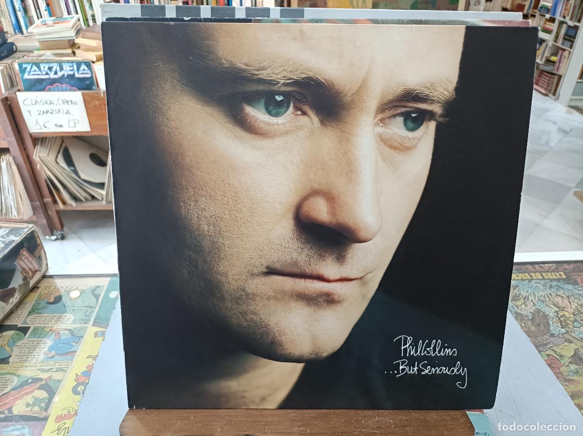 Discos de vinilo: Phil Collins - ... But Seriously - LP. sello WEA 1989