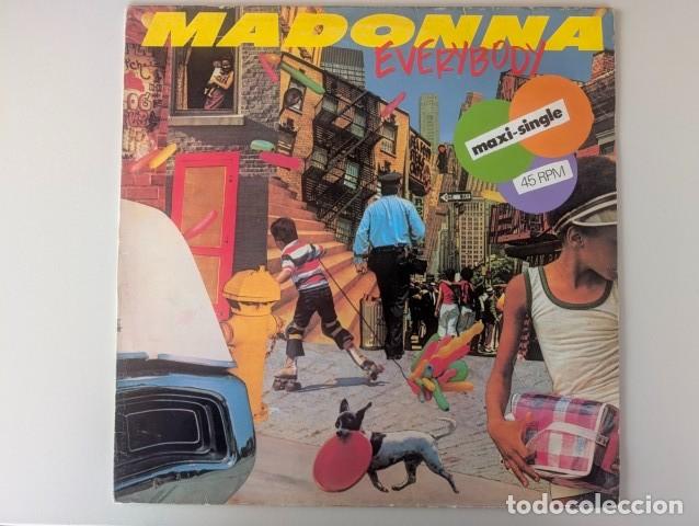 Discos de vinilo: L1280 RRR MADONNA EVERYBODY - MAXI SINGLE - 45 RPM - BUEN ESTADO - A&Ntilde;O 1983