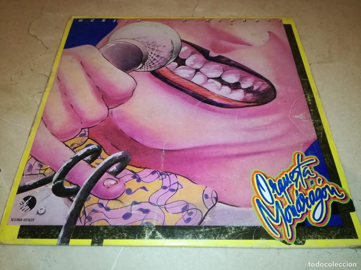 Discos de vinilo: ORQUESTA MONDRAGON-MU&Ntilde;ECA HINCHABLE-SU PRIMER LP-CONTIENE ENCARTE-ORIGINAL 1979