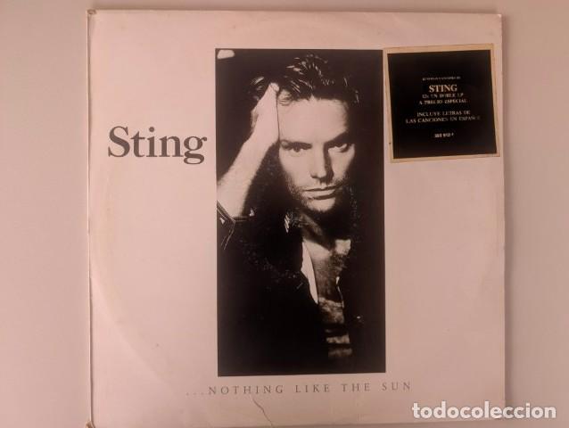 Discos de vinilo: L1285 - STING - NOTHING LIKE THE SUN - DOBLE LP VINILO - CON LETRAS CANCIONES