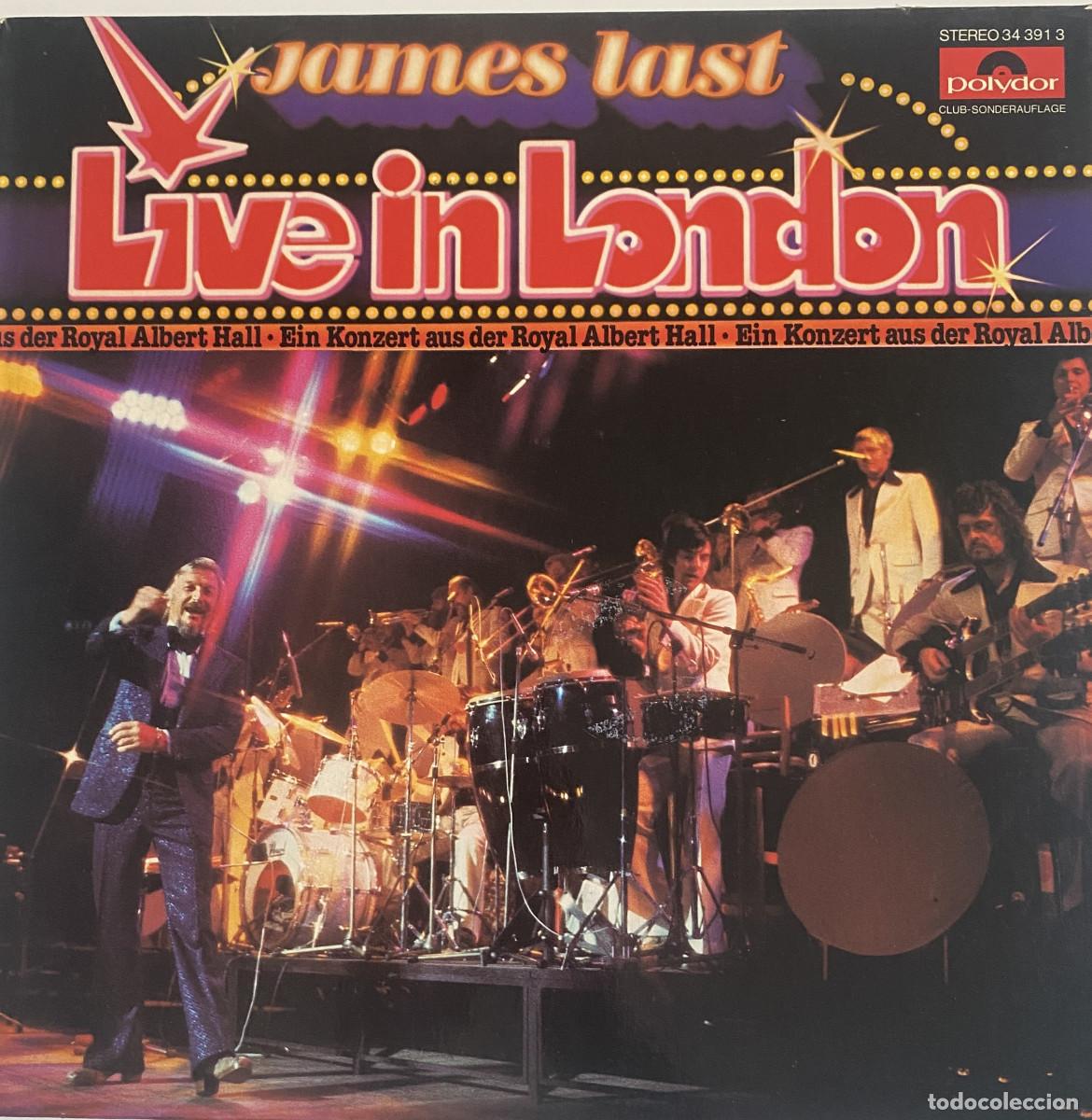 Discos de vinilo: JAMES LAST - LIVE IN LONDON - 1978 - POLYDOR - EDICION ALEMANIA - VER FOTOS