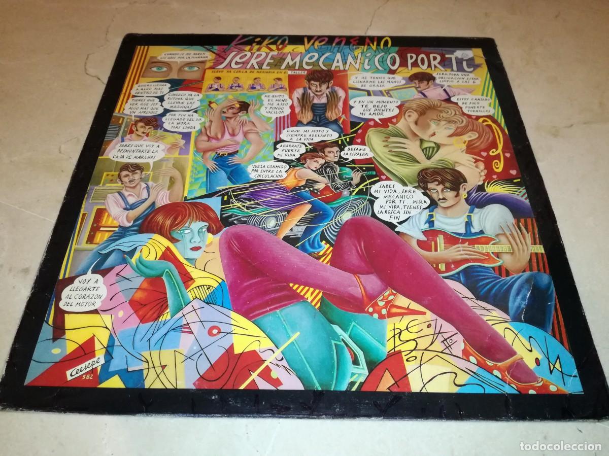 Discos de vinilo: KIKO VENENO-SERE MECANICO POR TI-CONTIENE ENCARTE-ORIGINALES 1983