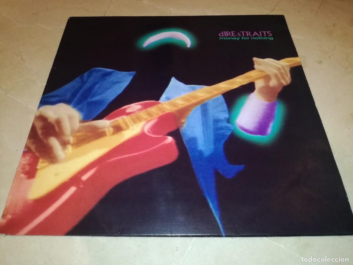 Discos de vinilo: DIRE STRAITS-MONEY FOR NOTHING-CONTIENE ENCARTE-ORIGINAL ESPA&Ntilde;OL 1988