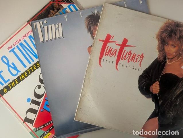 Discos de vinilo: L1295-L1296-L1297 LOTE 3 LP VINILO TINA TURNER A&Ntilde;OS 80 - BUEN ESTADO