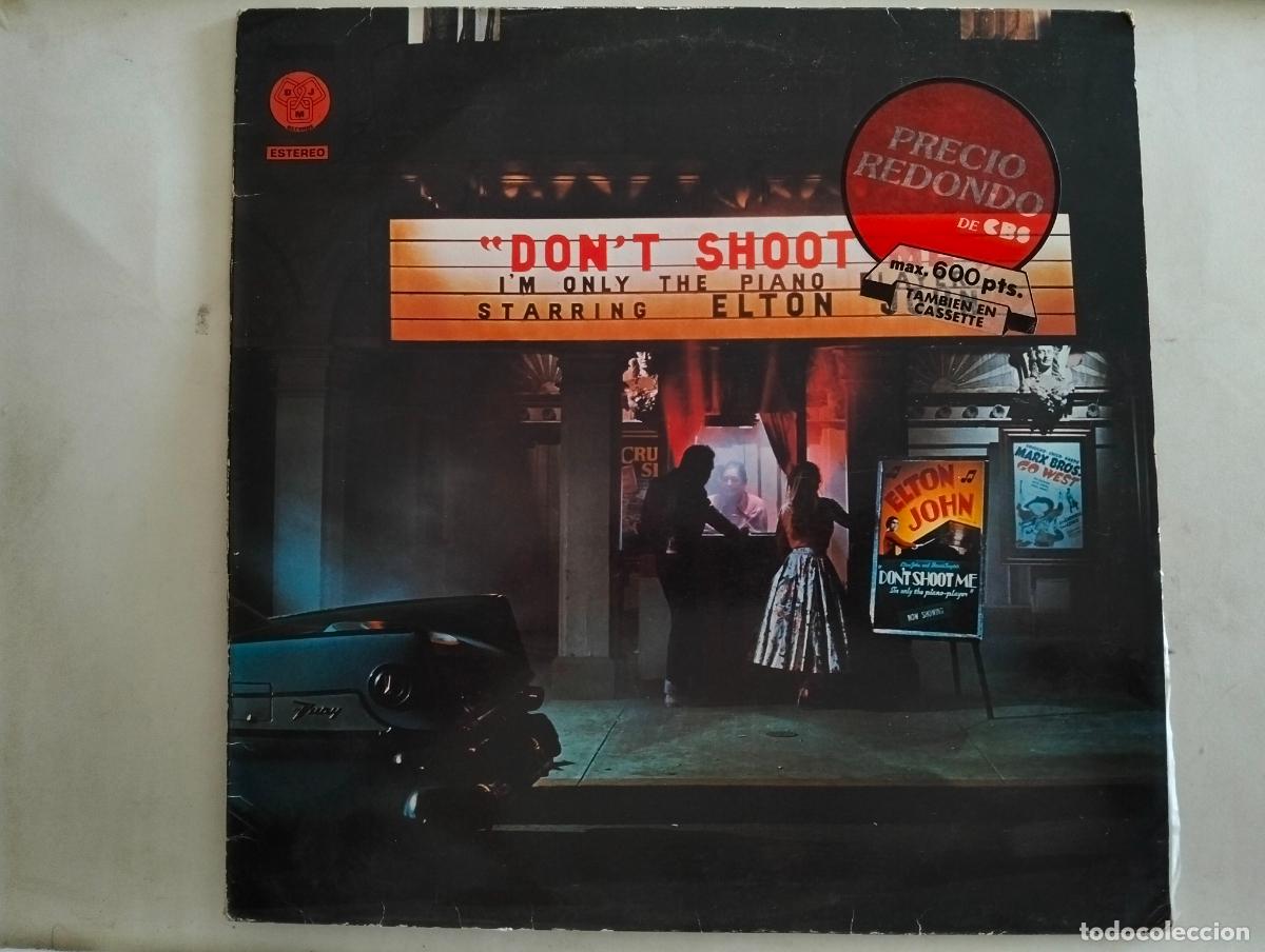 Discos de vinilo: ELTON JOHN, DISCO LP DON'T SHOOT ME I' M ONLY THE PIANO PLAYER, EDITADO EPIC, A&Ntilde;O 1984