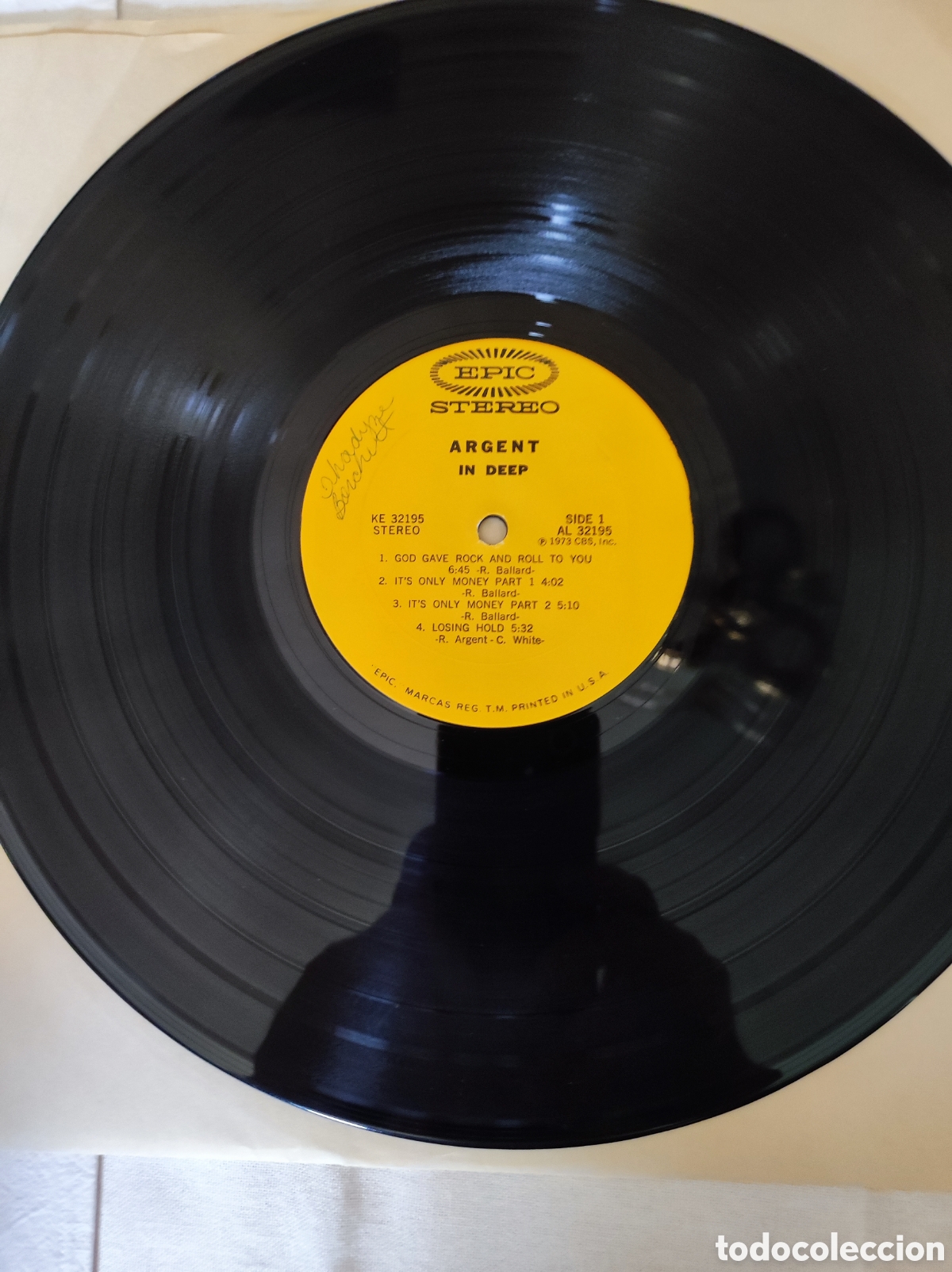 Discos de vinilo: ARGENT - IN DEEP (1973) - Foto 6