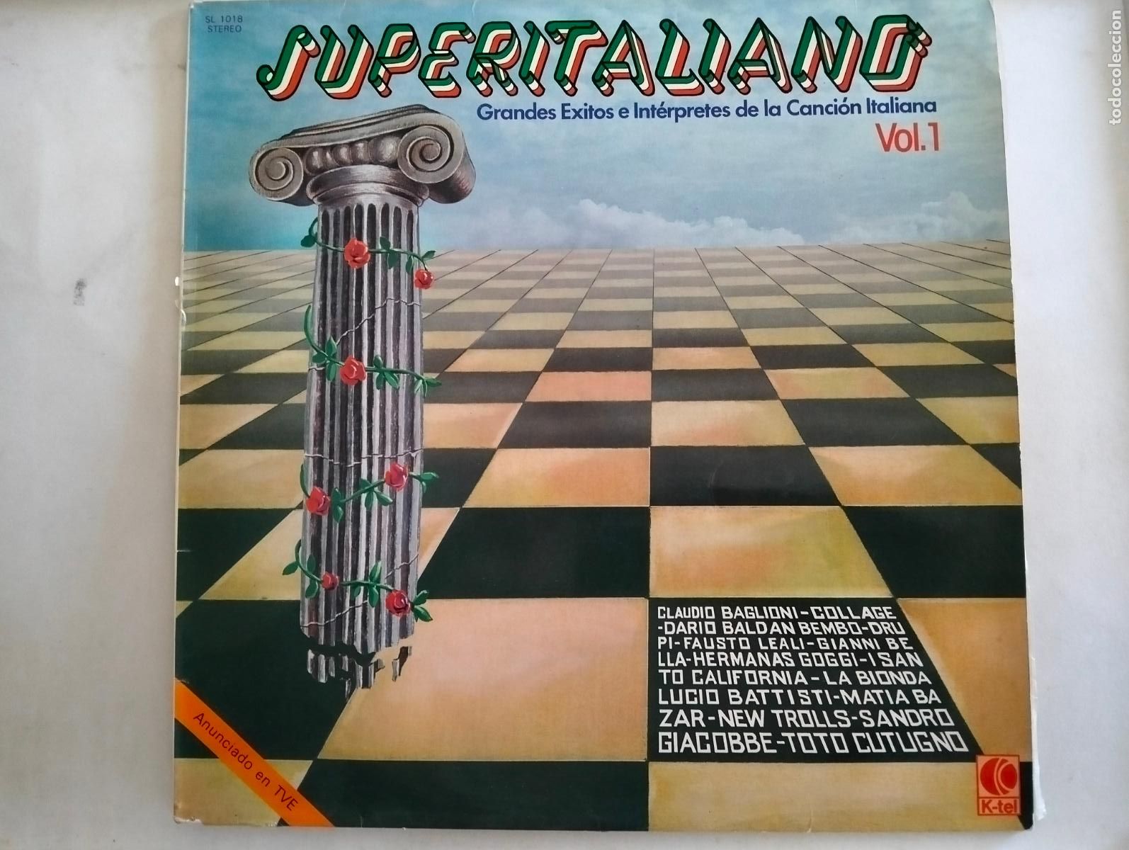 Discos de vinilo: SUPERITALIANO VOL 1, DISCO LP, EDITADO K-TEL, A&Ntilde;O 1980