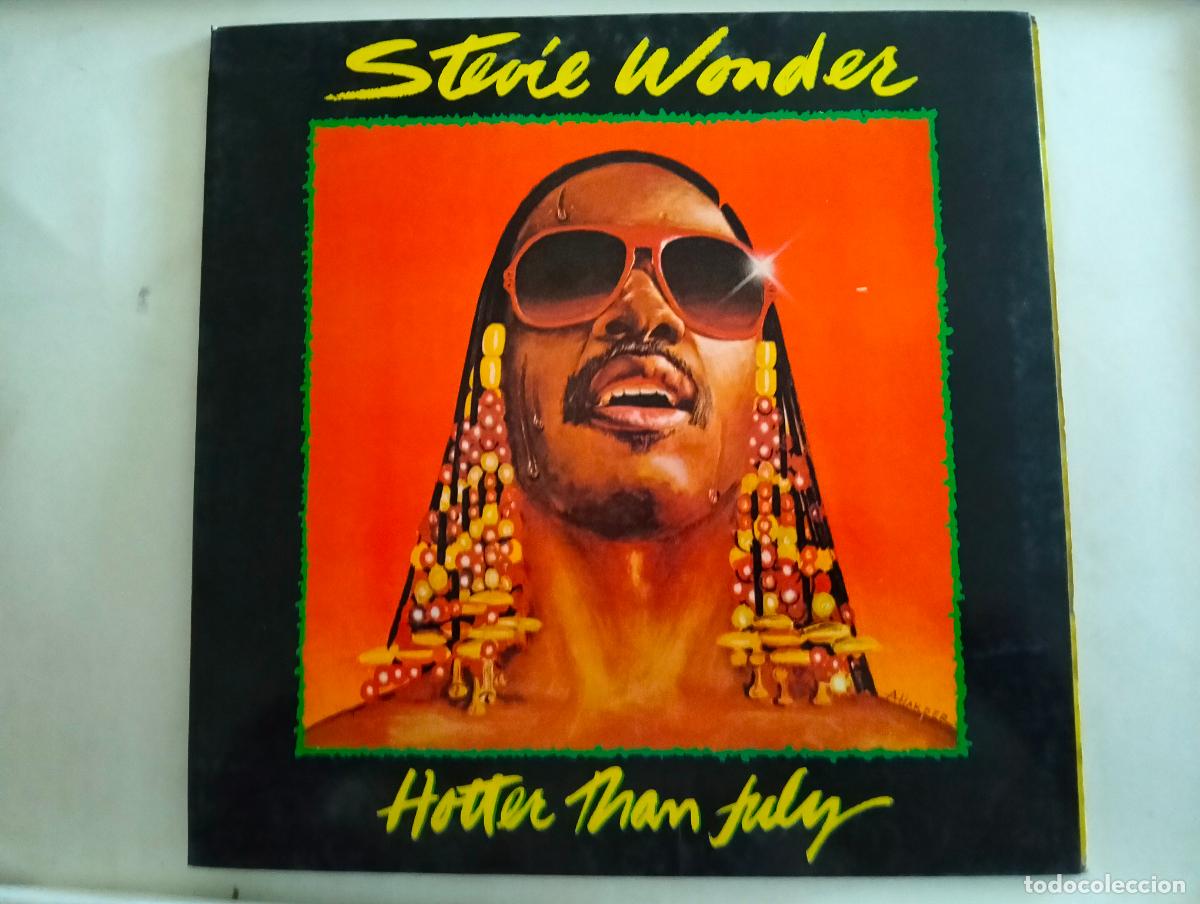 Discos de vinilo: STEVIE WONDER, DISCO LP HOTTER THAN JULY, EDITADO RCA, A&Ntilde;O 1980