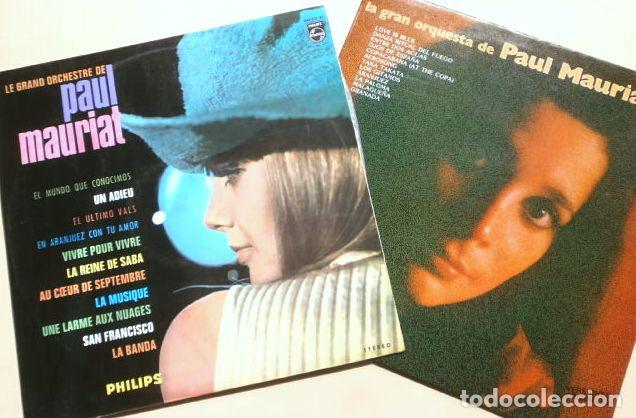 Discos de vinilo: PAUL MAURIAT y su Orquesta (2 LP 1967-80) SELECCION 17 TEMAS