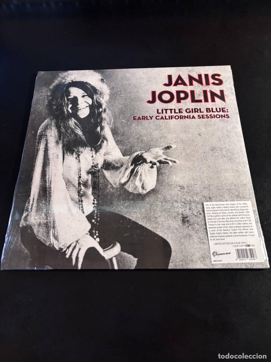 Discos de vinilo: Janis Joplin Little Girl Blue: Early California Sessions Disco de vinilo transparente LP rock blues