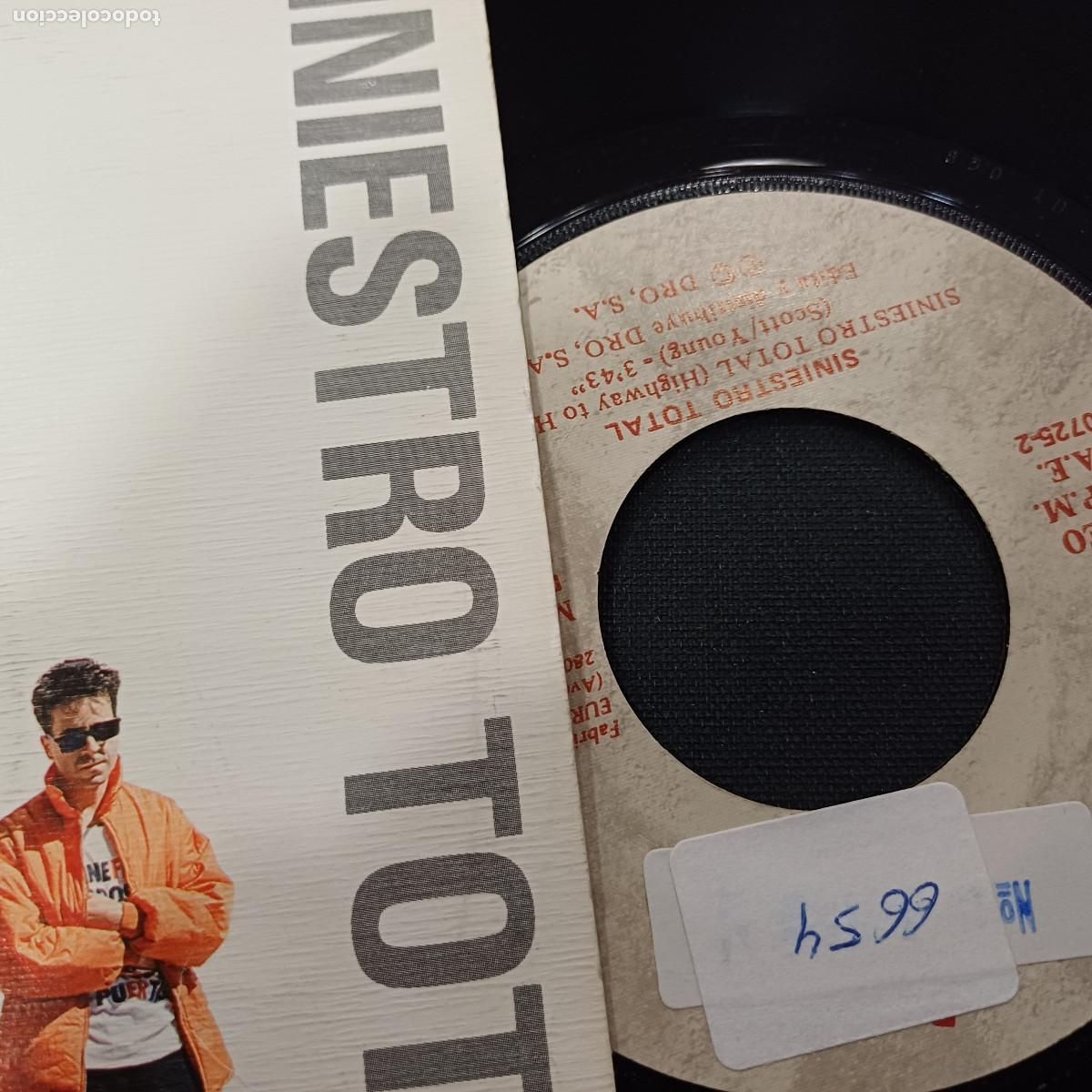 Discos de vinilo: SINIESTRO TOTAL/HIGHWAY TO HELL/SINGLE. - Foto 2