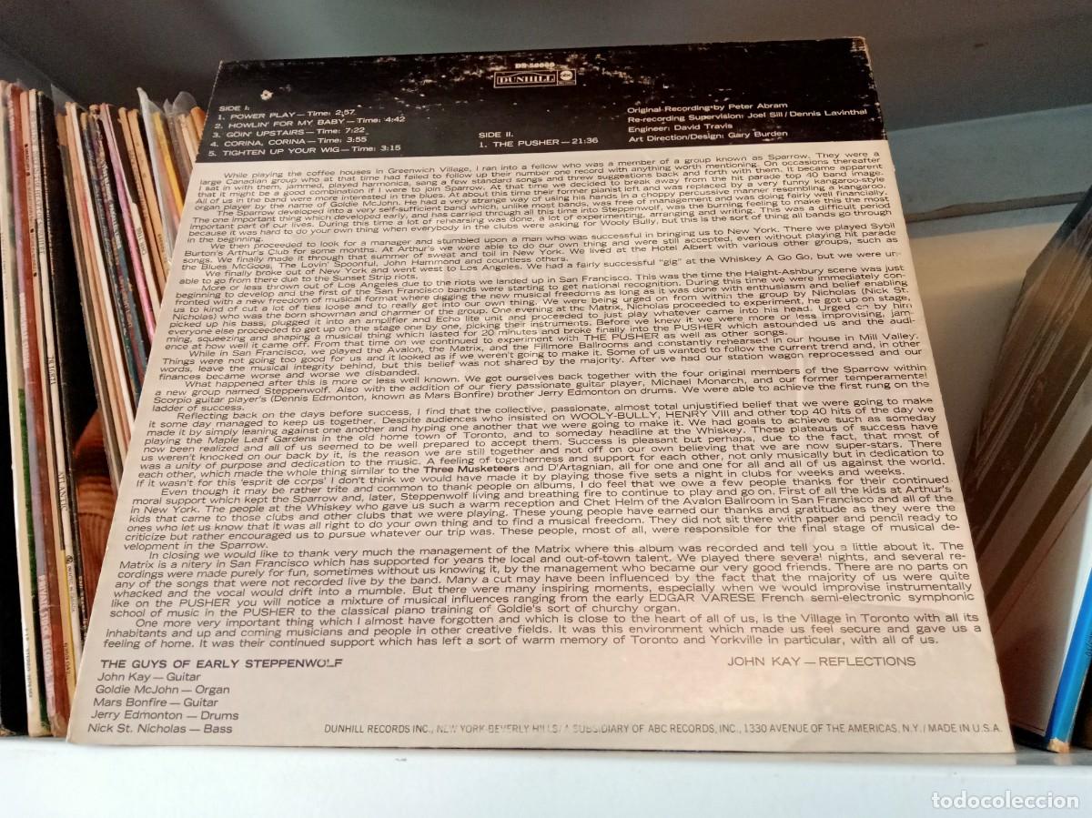Discos de vinilo: Steppenwolf &lrm;&ndash; Early Steppenwolf - lp US 1972 - Foto 2