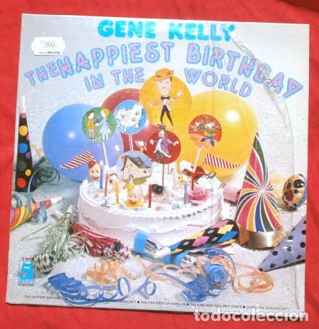 Discos de vinilo: GENE KELLY (LP 1979 mad in USA) The Happiest Birthday in the World - 5 Cuentos Infantiles (Raro)