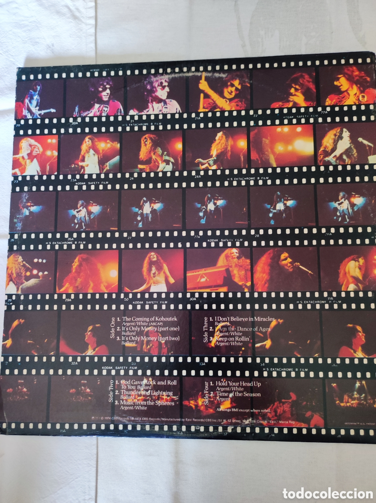 Discos de vinilo: ARGENT - ENCORE (LIVE IN CONCERT) - Foto 2