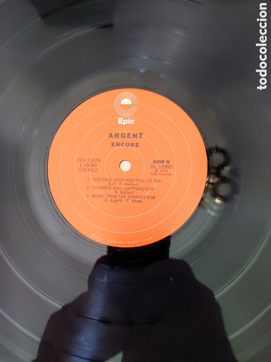 Discos de vinilo: ARGENT - ENCORE (LIVE IN CONCERT) - Foto 5