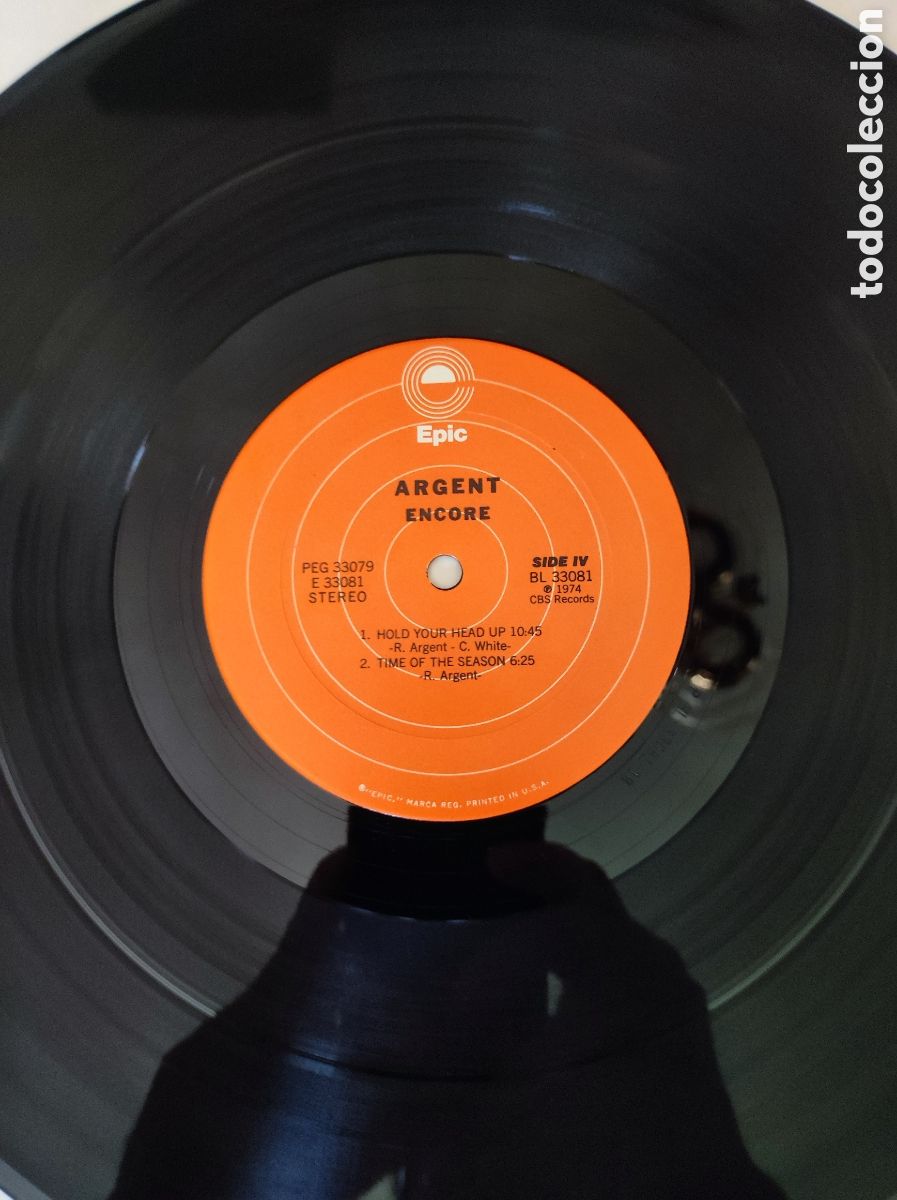 Discos de vinilo: ARGENT - ENCORE (LIVE IN CONCERT) - Foto 7